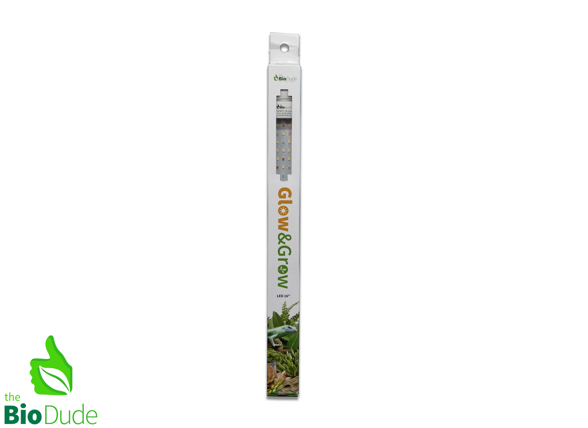 Bio Dude Glow & Grow LED de 16 pulgadas