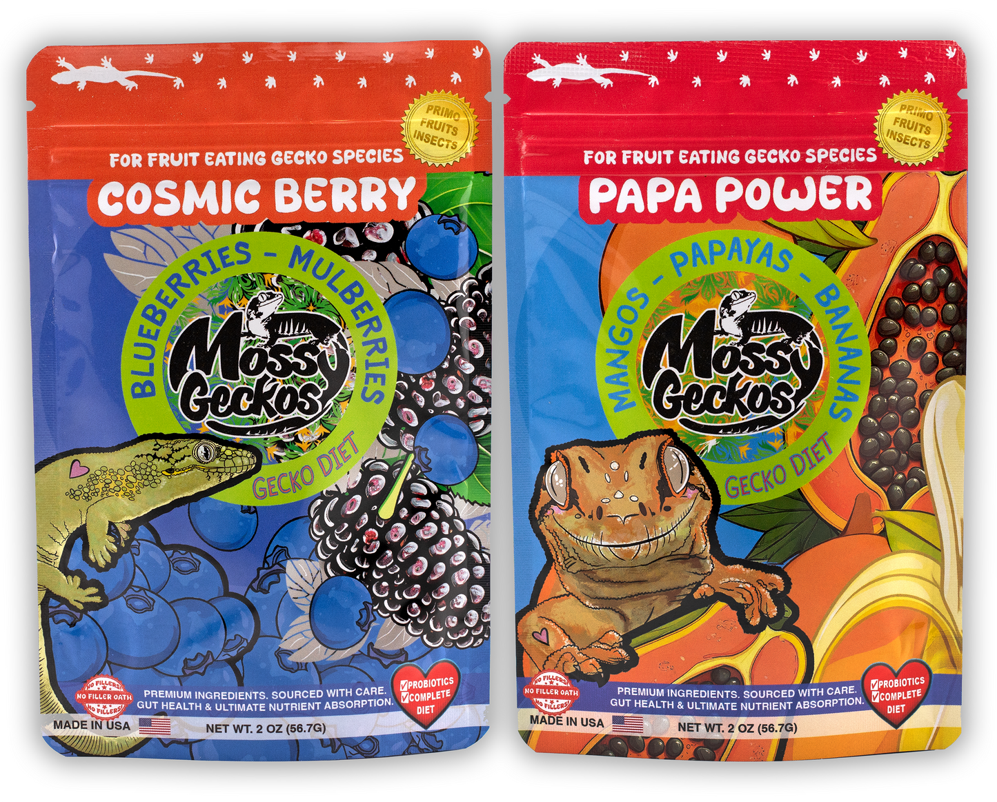 2oz 2 Pack Gecko Diets