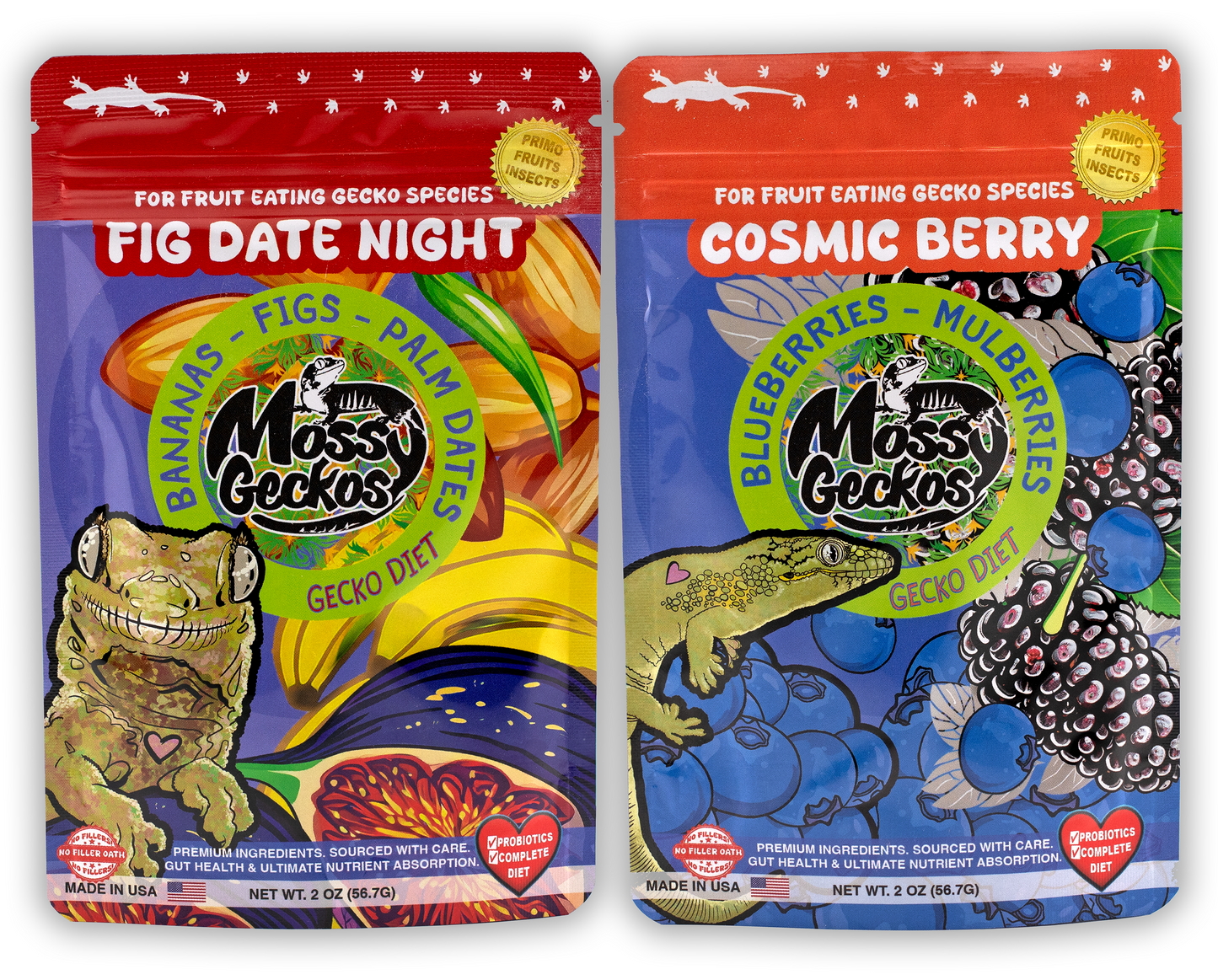 2oz 2 Pack Gecko Diets