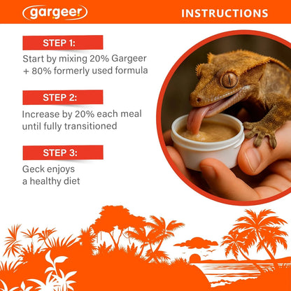 Gargeer '挑剔的守宫' - 能量花蜜 - 优质睫角守宫饲料 | 补水与循环支持