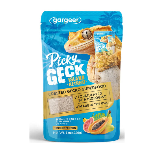 Gargeer 'Picky Geck' Island Retreat - Premium Crested Gecko Food