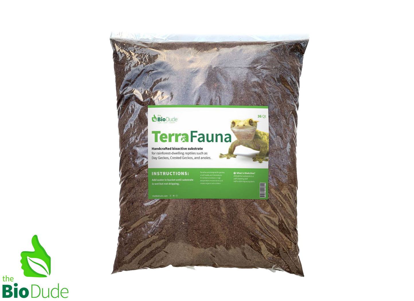 The Bio Dude - Terra Fauna 36 qt bag - Ideal para geckos crestados y gárgola - DS