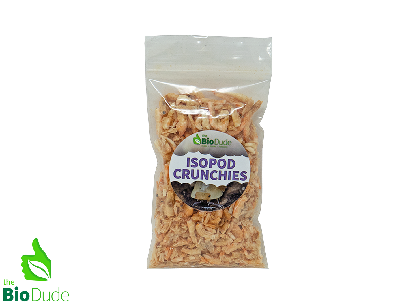 Krill liofilizado Isopod Crunchies 3 unidades – Alimento alto en proteínas 14 g - DS
